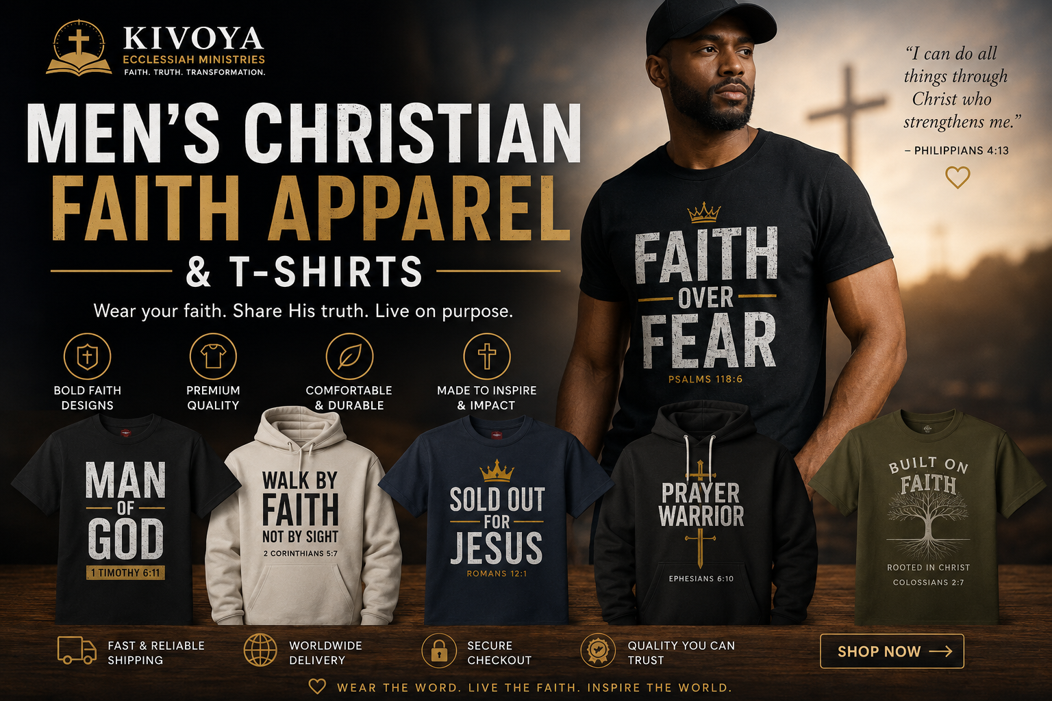 Armored in Faith — Men's Apparel
