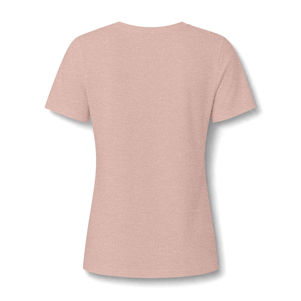 Women's Christian V-Neck T-Shirt – "I Don't Fight Fear Alone, God Stands With Me" Inspirational Tee