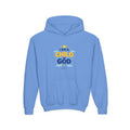 Youth Hoodie — "I Am a Child of God" Christian Kids Pullover (John 1:12)