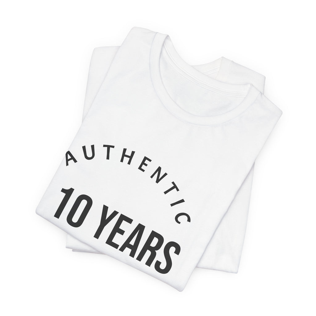 Authentic "10 Years of Amazing Grace" Anniversary Tee