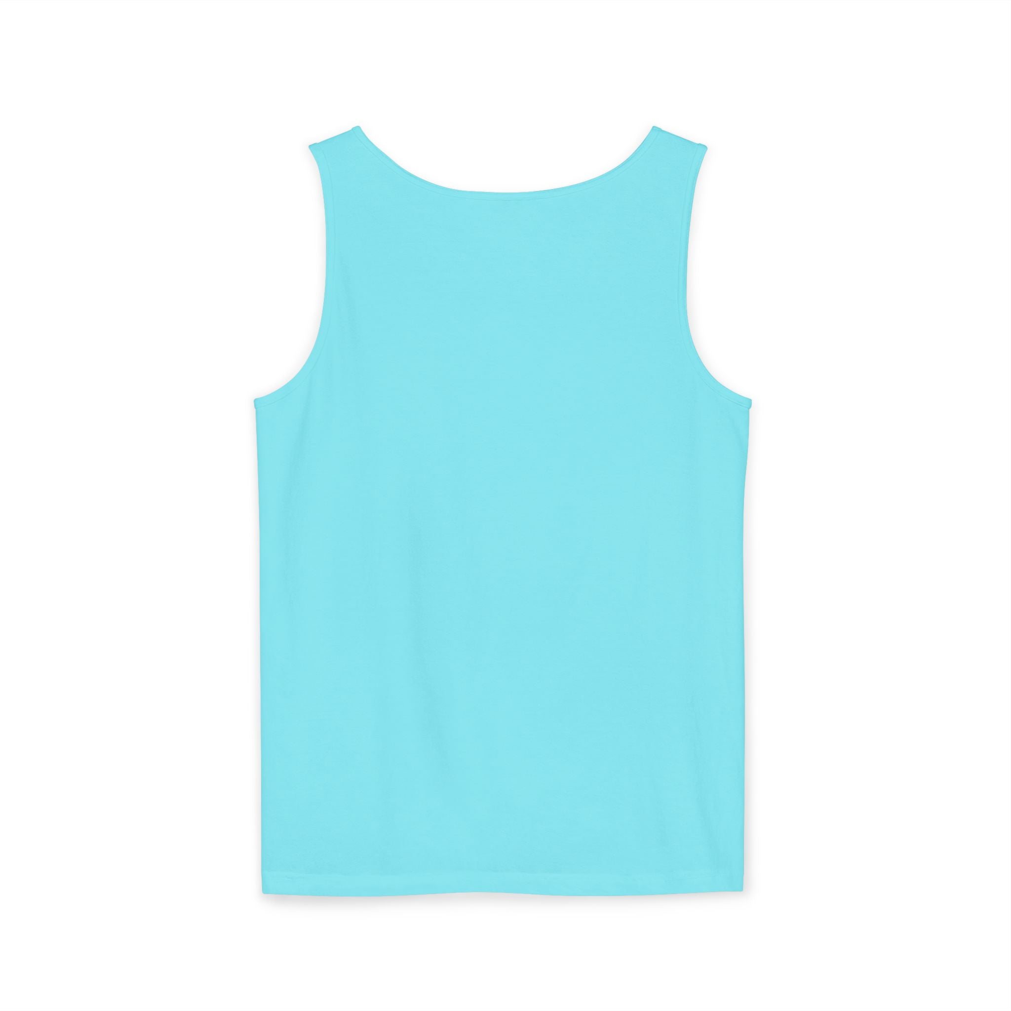 Christian Faith Tank Top — "My Savior Already Won the Battle I'm Facing" Graphic