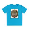 Faith Youth T‑Shirt — "God My Refuge and Strength" Christian Tee (Psalm 46:1)