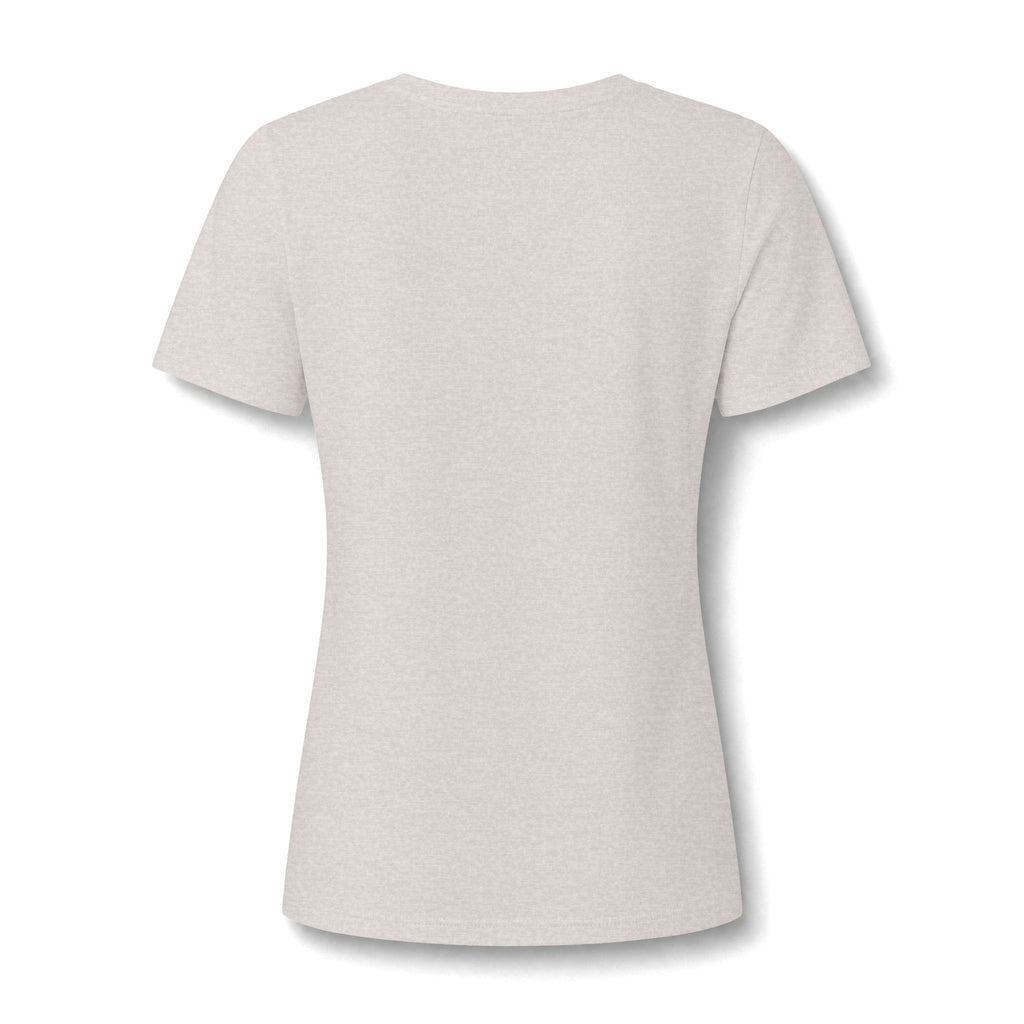 Women's Christian V-Neck T-Shirt – "I Don't Fight Fear Alone, God Stands With Me" Inspirational Tee