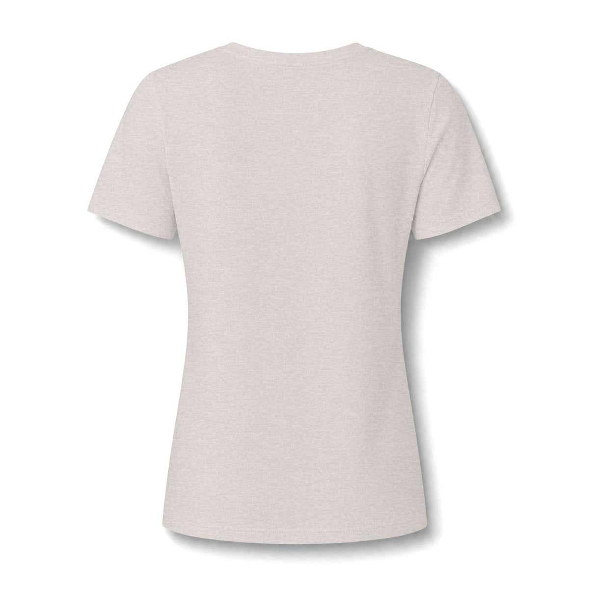 Women's Christian V-Neck T-Shirt – "I Don't Fight Fear Alone, God Stands With Me" Inspirational Tee