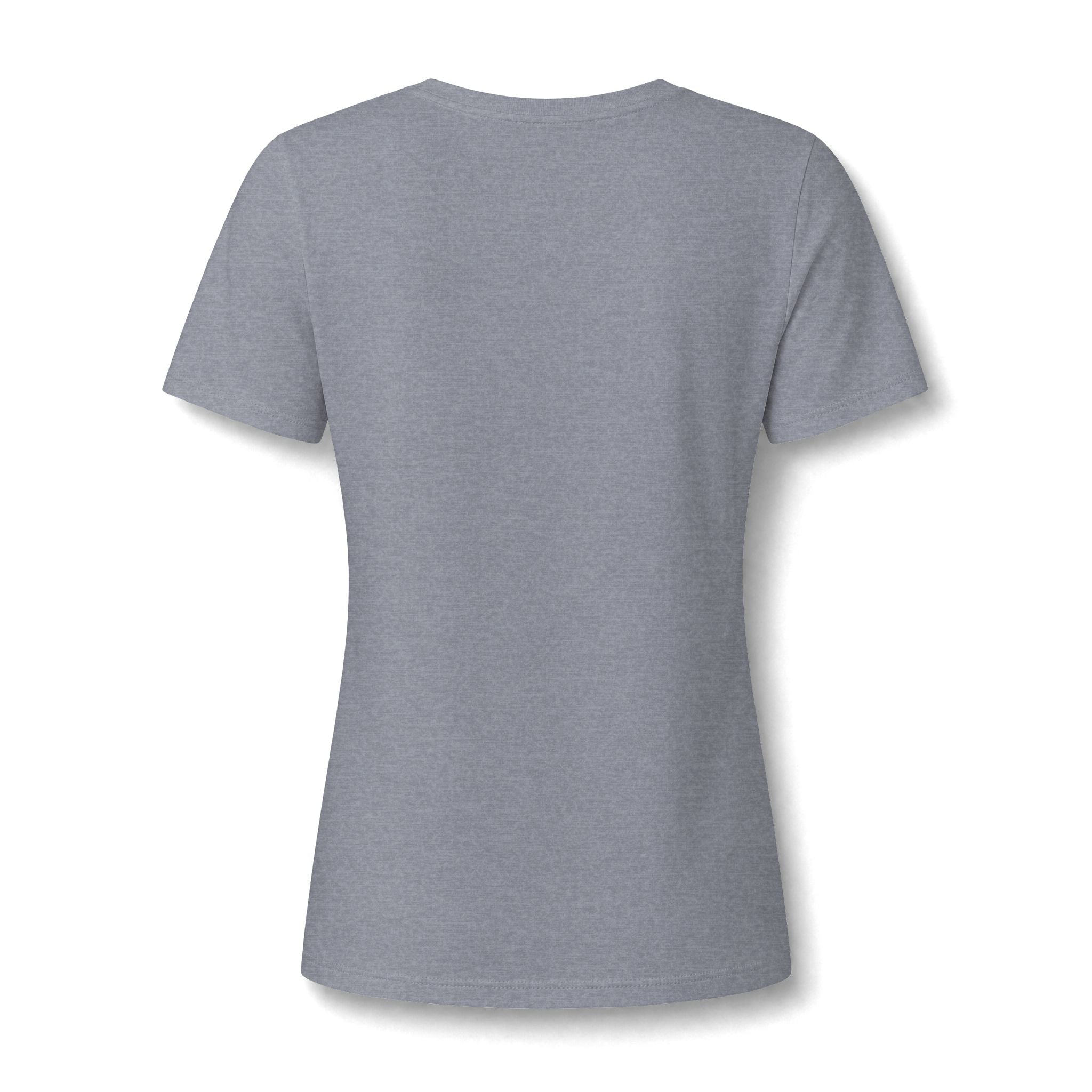 Women's Christian V-Neck T-Shirt – "I Don't Fight Fear Alone, God Stands With Me" Inspirational Tee