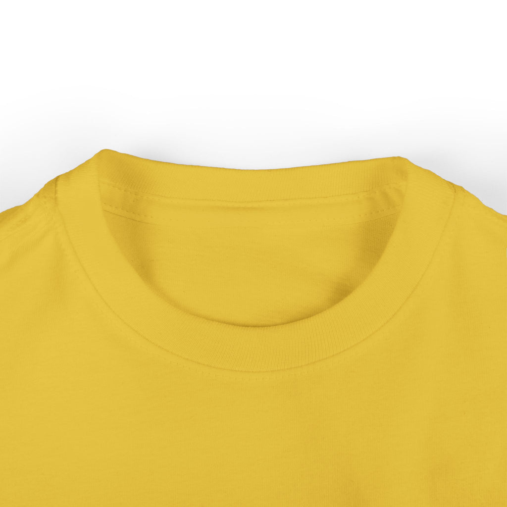 Infant Tee — "Jesus Loves Me" Colorful Christian Baby Shirt (Romans 5:8)