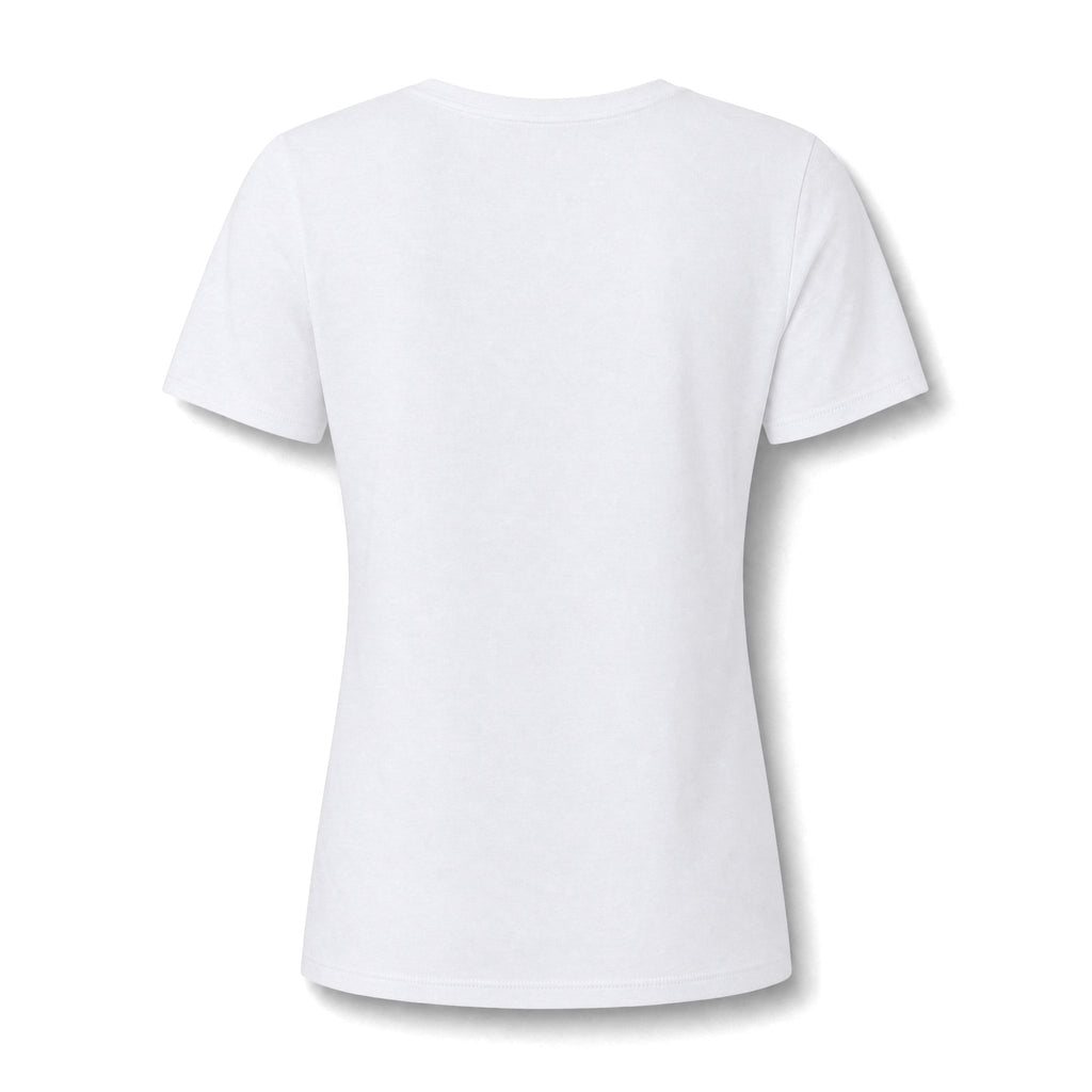 Women's Christian V-Neck T-Shirt – "I Don't Fight Fear Alone, God Stands With Me" Inspirational Tee
