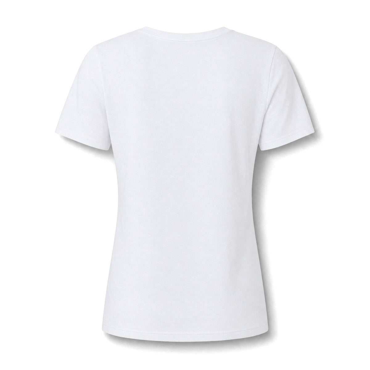 Women's Christian V-Neck T-Shirt – "I Don't Fight Fear Alone, God Stands With Me" Inspirational Tee