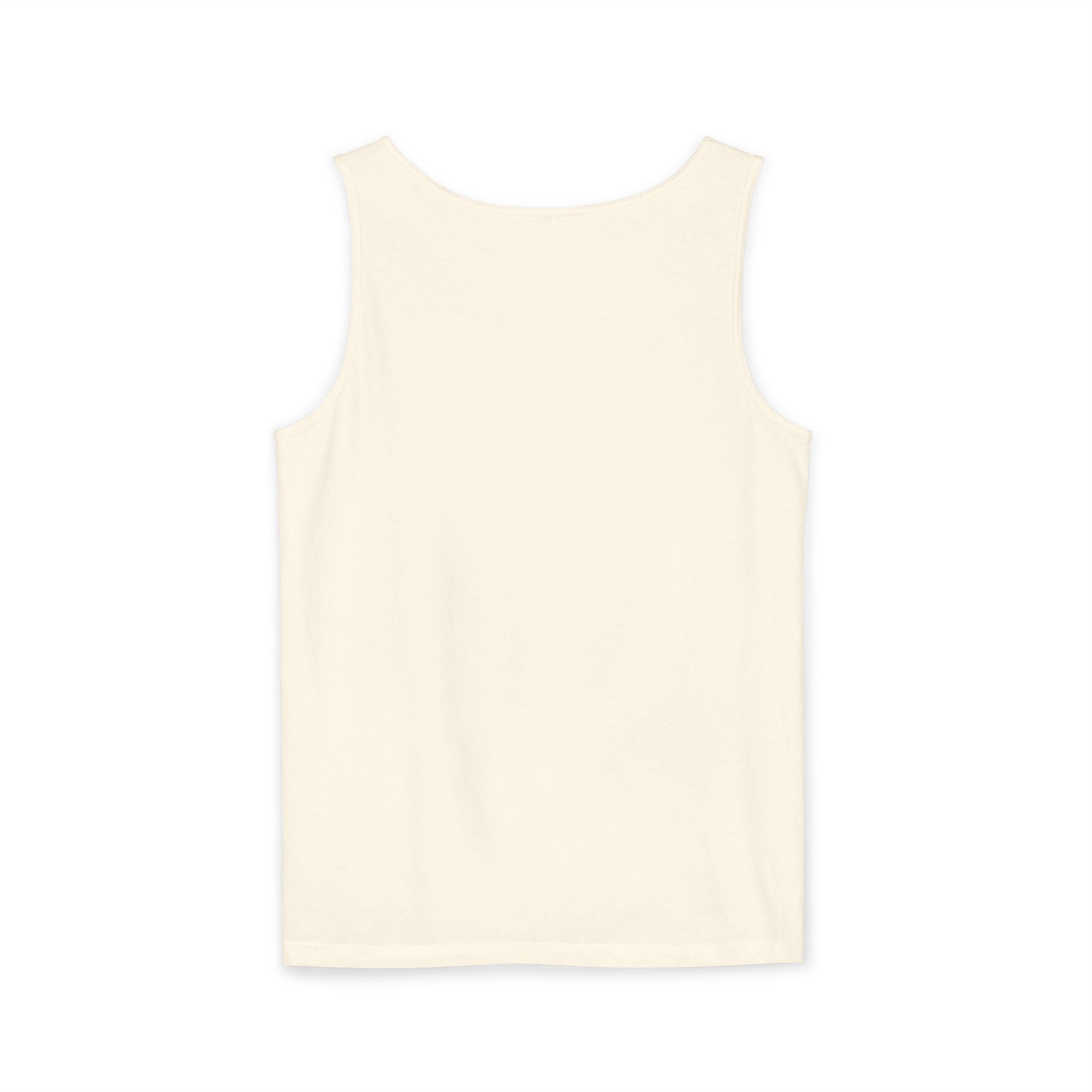 Christian Faith Tank Top — "My Savior Already Won the Battle I'm Facing" Graphic