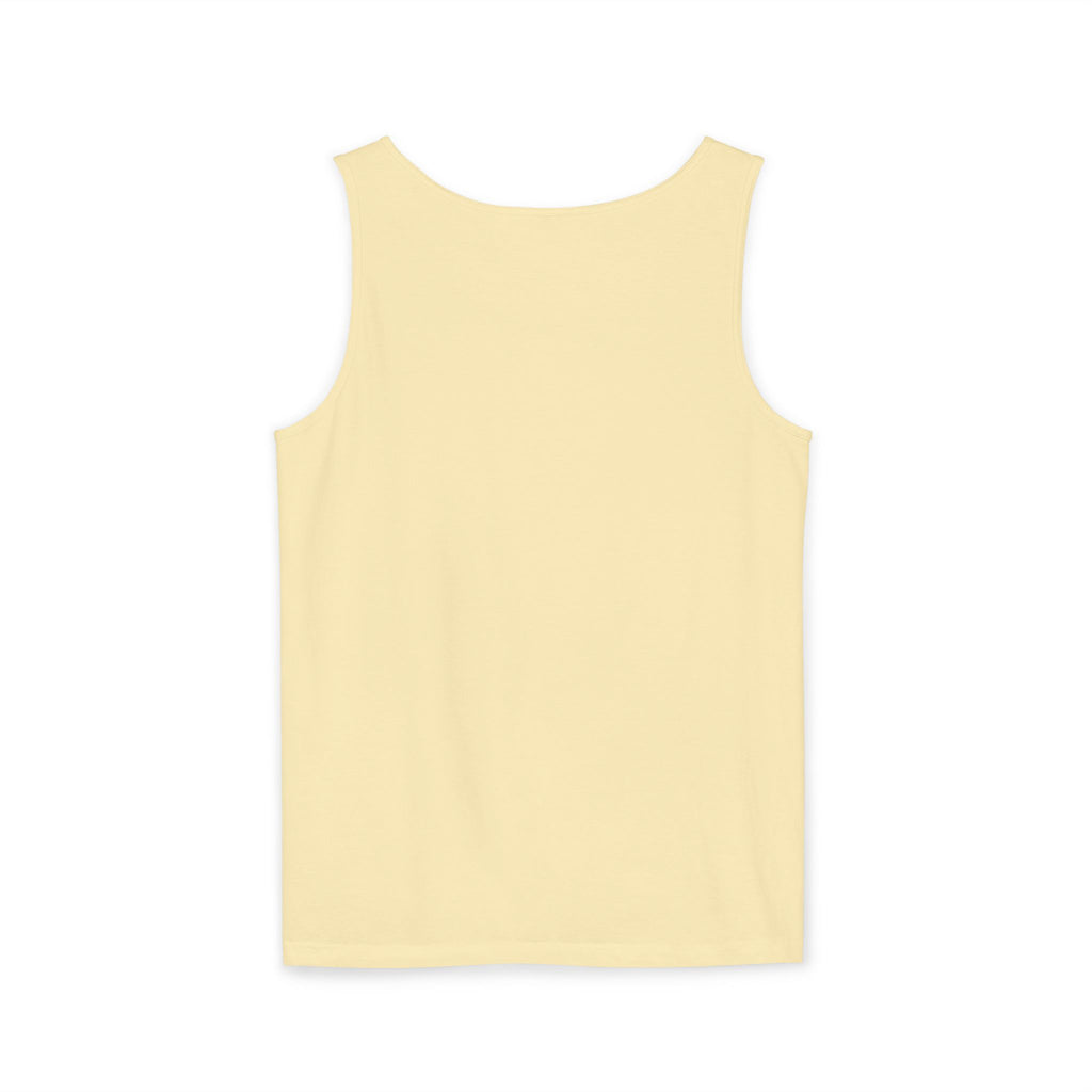 Christian Faith Tank Top — "My Savior Already Won the Battle I'm Facing" Graphic