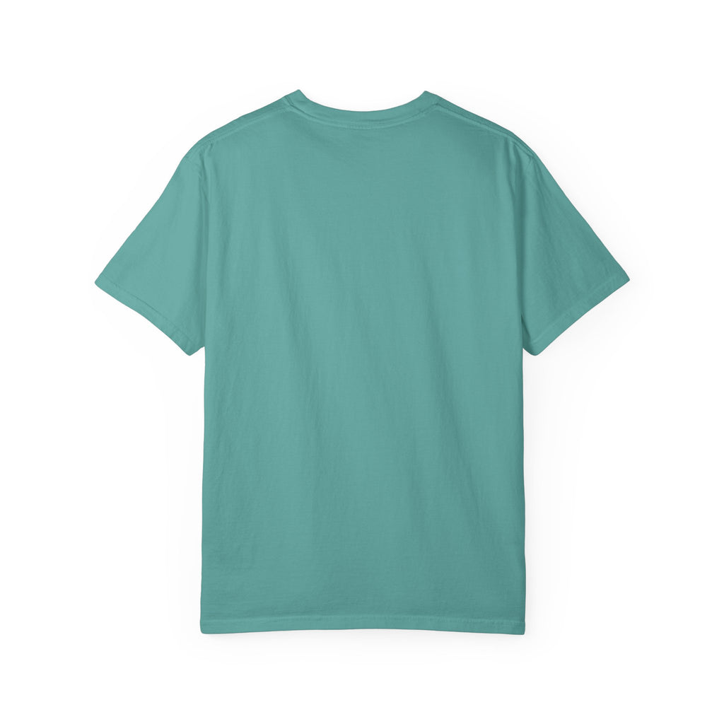 Christian Faith T-Shirt – "My Savior Already Won the Battle I'm Facing" Garment-Dyed Graphic Tee