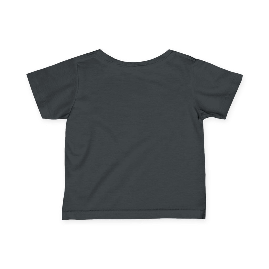 Infant Tee — "Jesus Loves Me" Colorful Christian Baby Shirt (Romans 5:8)