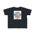 Christian Toddler T-Shirt – "God's Masterpiece" Ephesians 2:10 Colorful Kids Scripture Tee