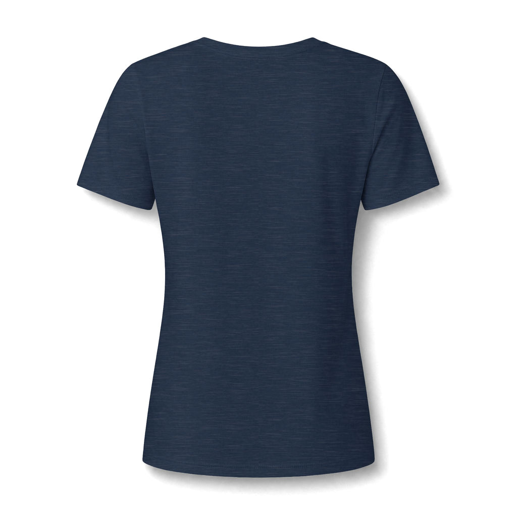 Women's Christian V-Neck T-Shirt – "I Don't Fight Fear Alone, God Stands With Me" Inspirational Tee