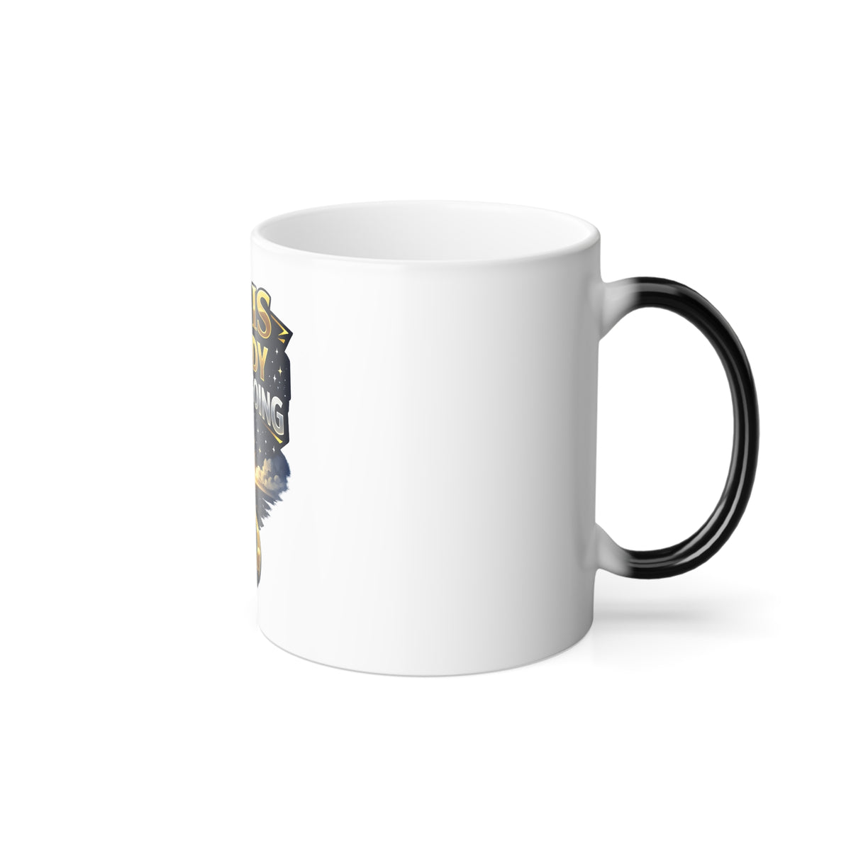 Christian Color-Changing Coffee Mug – "God Is Already Where I'm Going" Inspirational 11oz Heat-Sensitive Cup