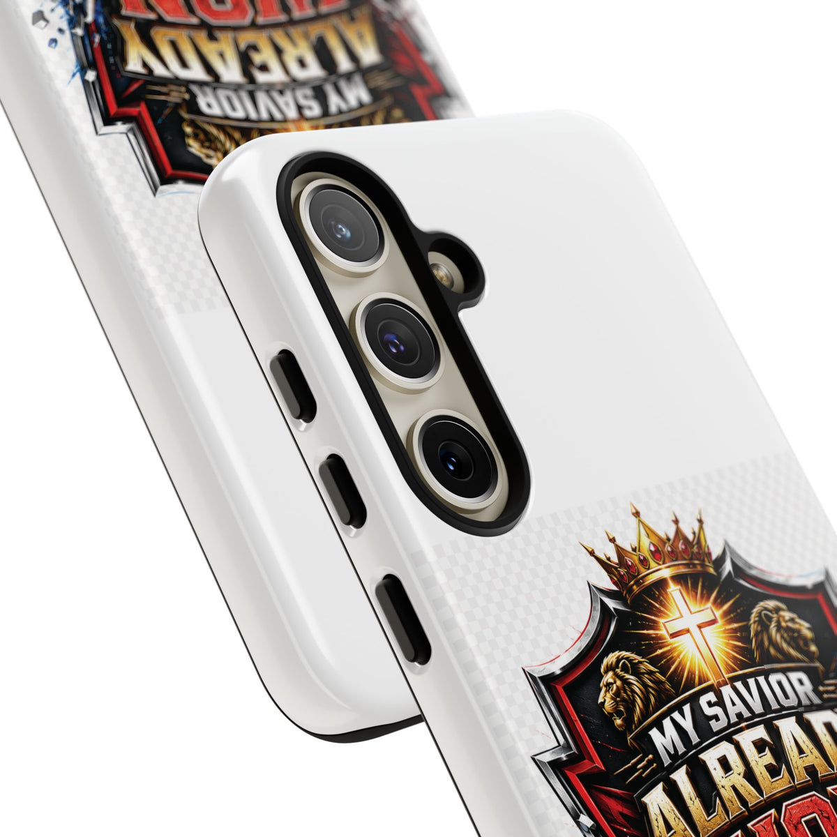 Phone Case - "My Savior Already Won" Christian Faith Protective Tough Case
