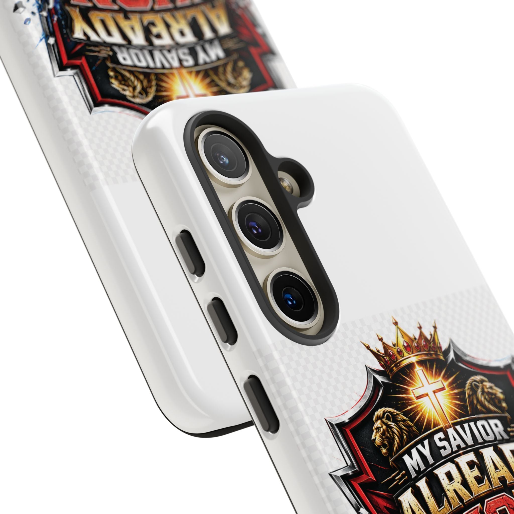 Phone Case - "My Savior Already Won" Christian Faith Protective Tough Case
