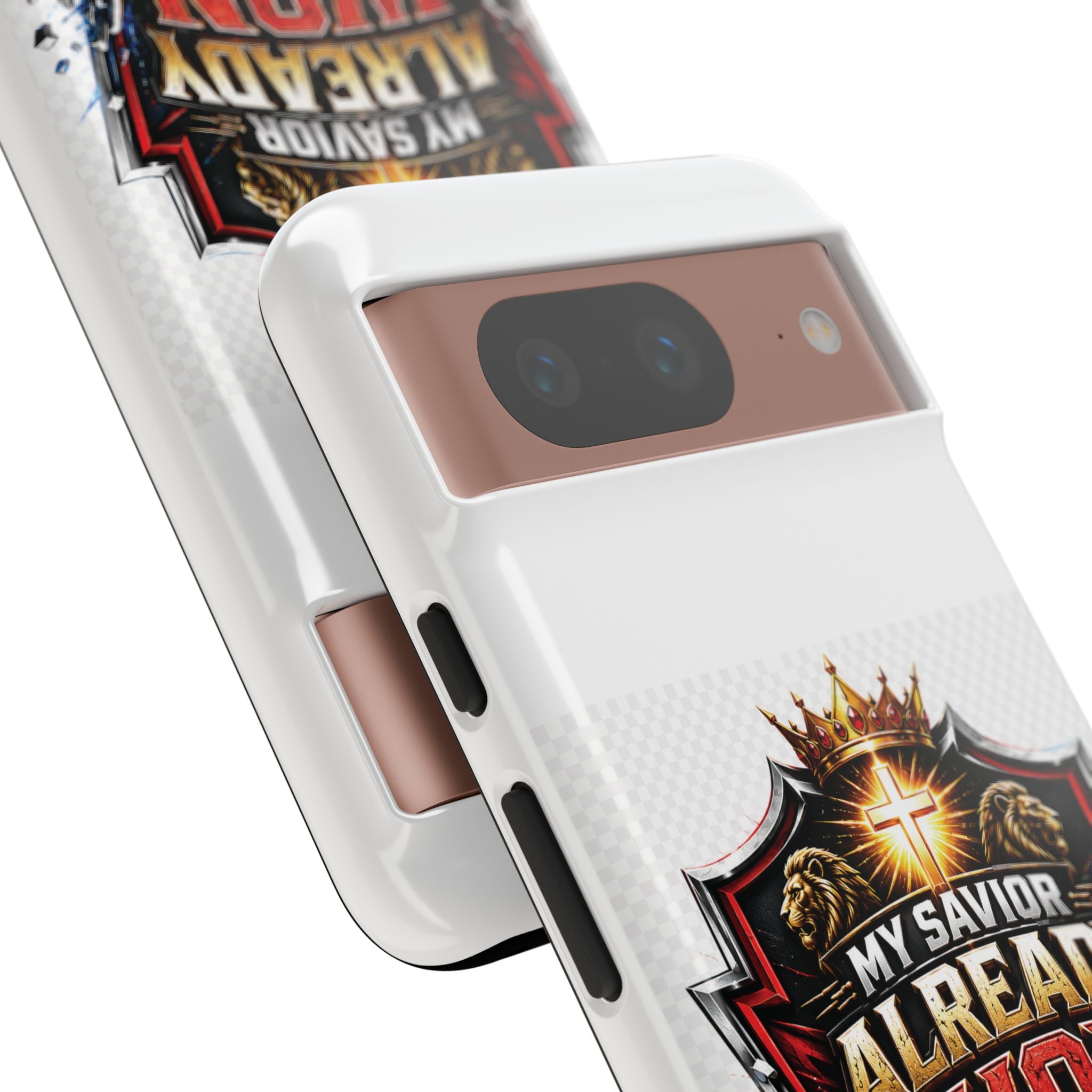 Phone Case - "My Savior Already Won" Christian Faith Protective Tough Case