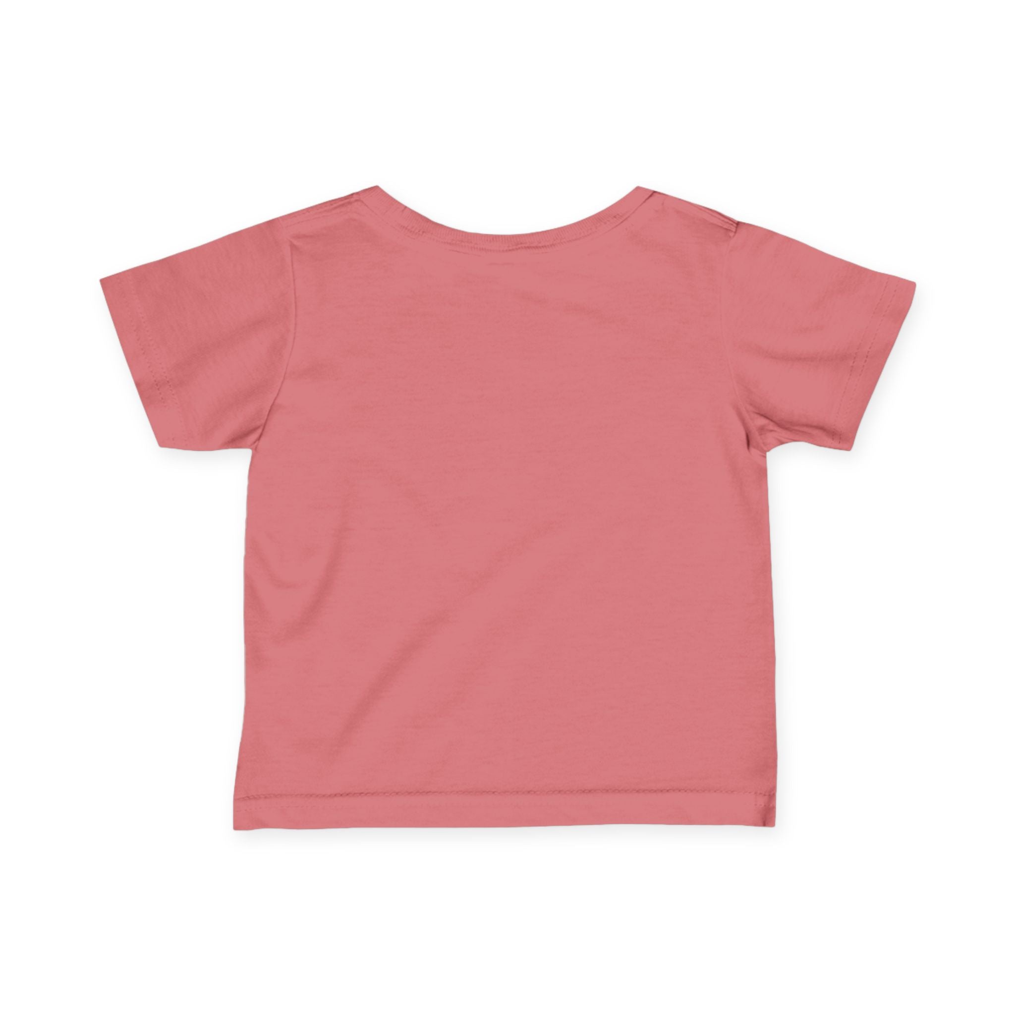 Infant Tee — "Jesus Loves Me" Colorful Christian Baby Shirt (Romans 5:8)