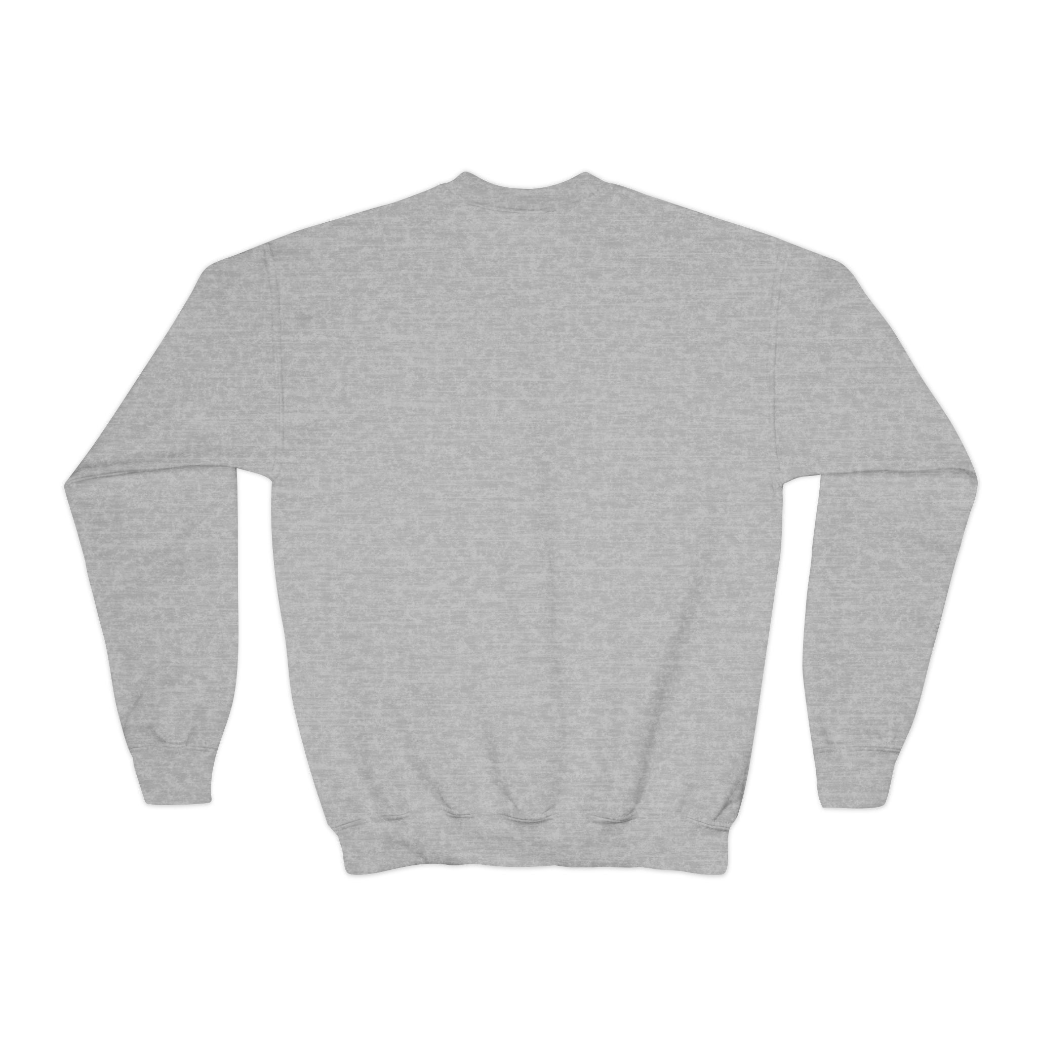 Christian Kids Crewneck Sweatshirt – "The Joy of the Lord Is My Strength" Colorful Floral Faith Pullover
