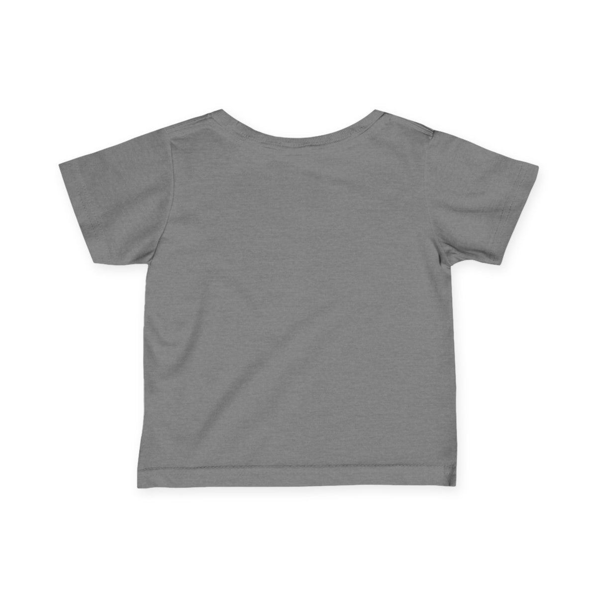 Infant Tee — "Jesus Loves Me" Colorful Christian Baby Shirt (Romans 5:8)