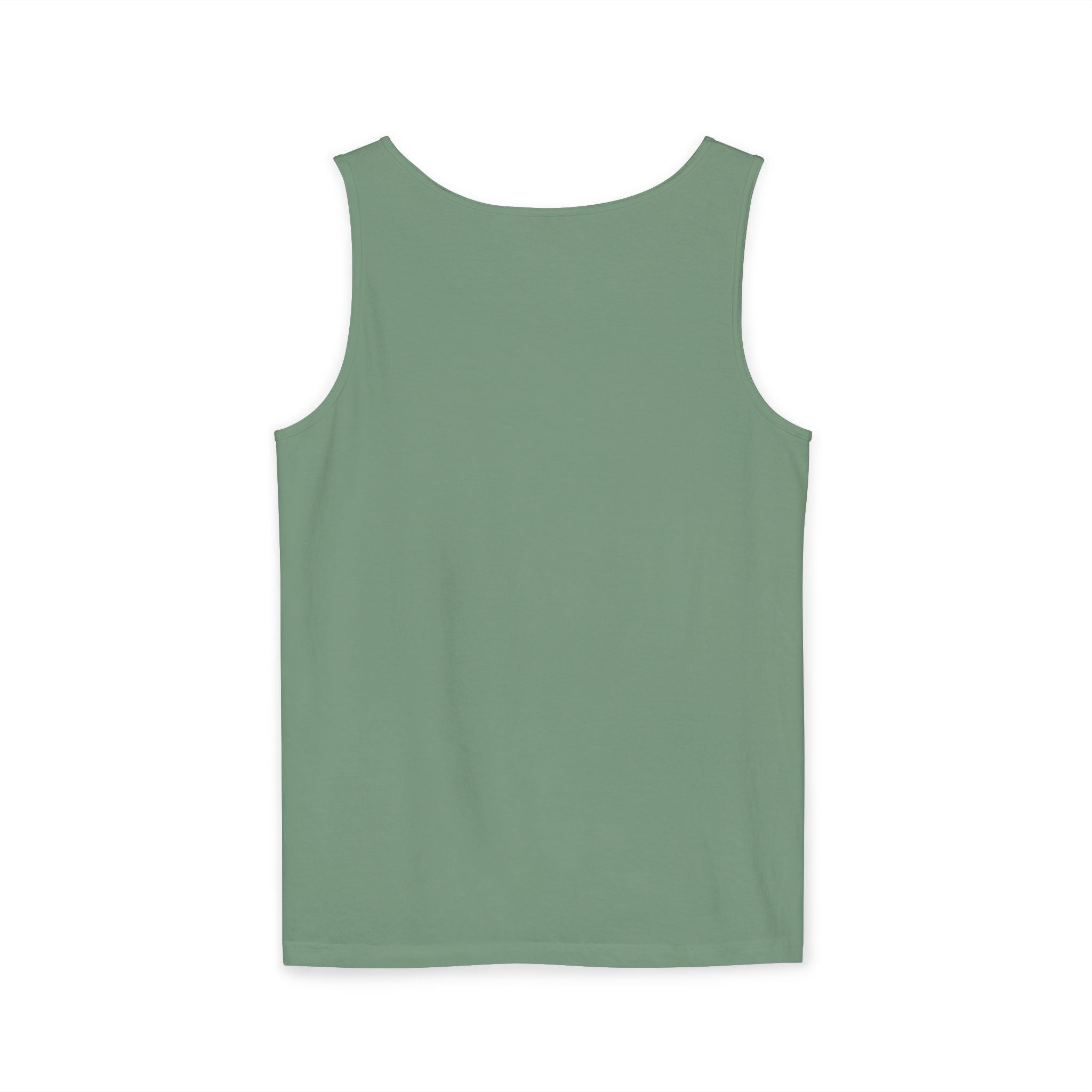 Christian Faith Tank Top — "My Savior Already Won the Battle I'm Facing" Graphic