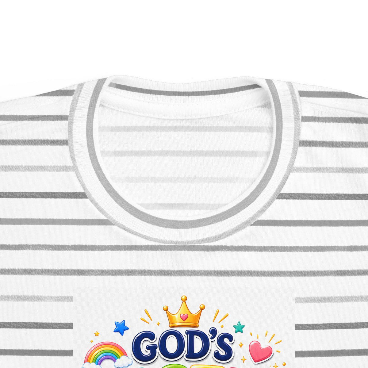 Christian Toddler T-Shirt – "God's Masterpiece" Ephesians 2:10 Colorful Kids Scripture Tee