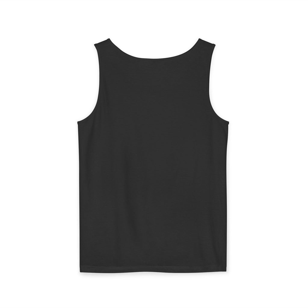 Christian Faith Tank Top — "My Savior Already Won the Battle I'm Facing" Graphic