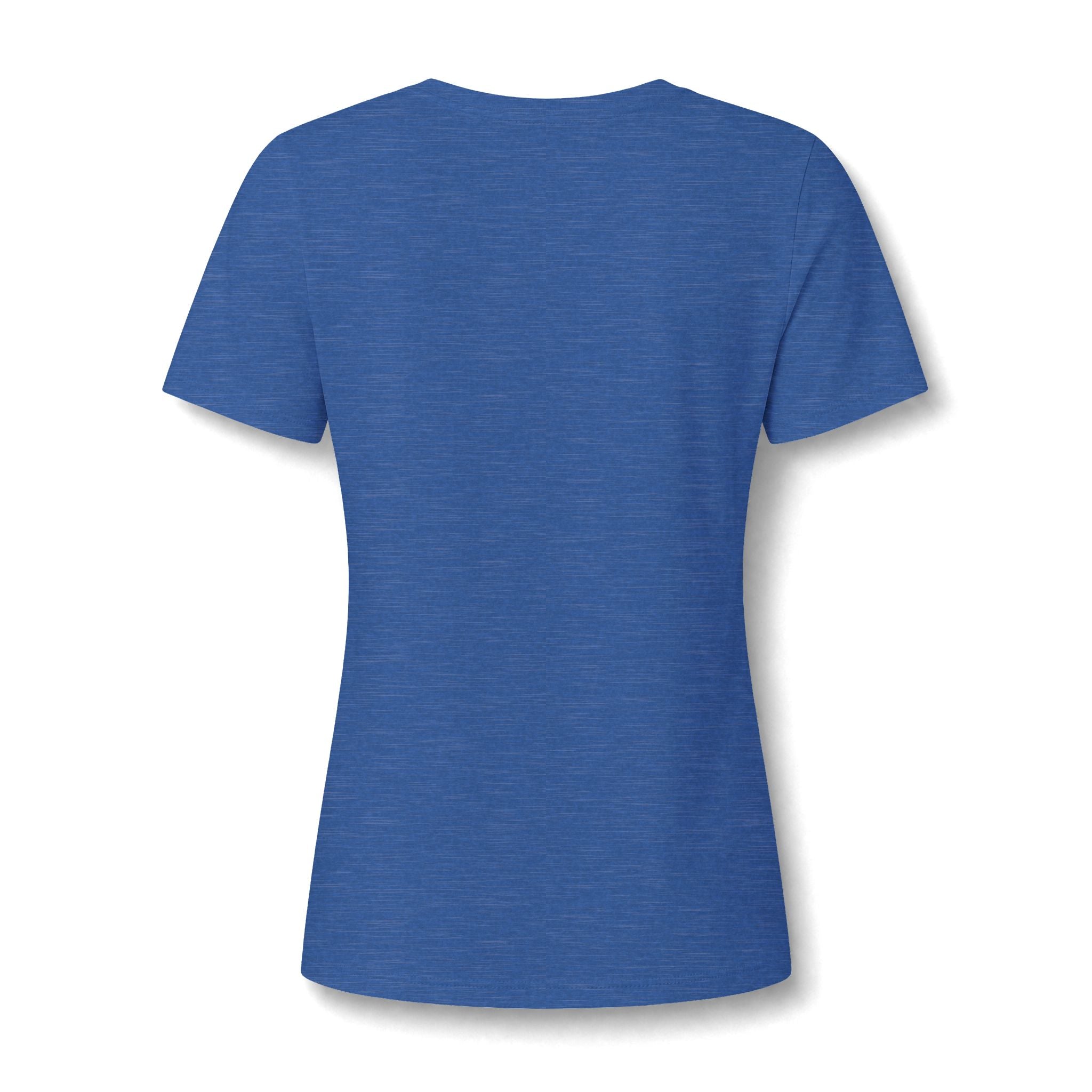 Women's Christian V-Neck T-Shirt – "I Don't Fight Fear Alone, God Stands With Me" Inspirational Tee