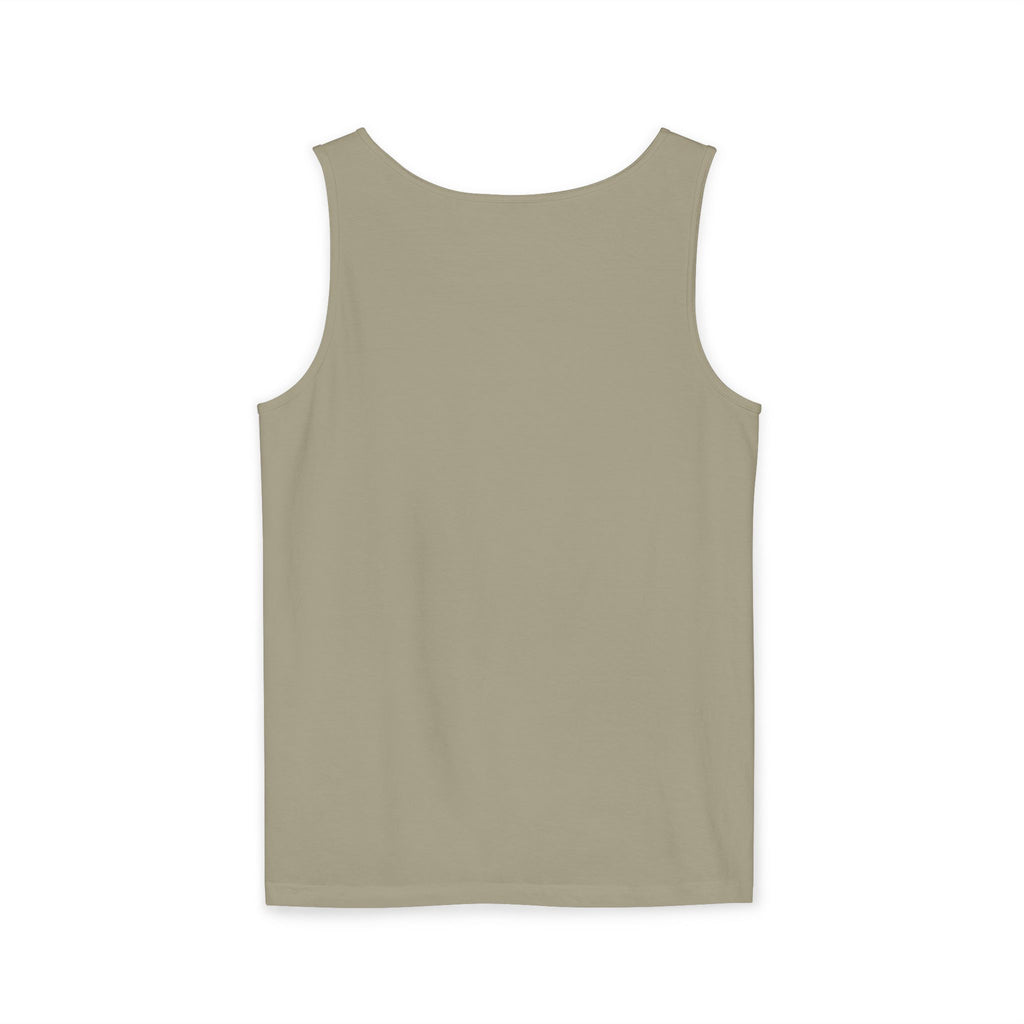 Christian Faith Tank Top — "My Savior Already Won the Battle I'm Facing" Graphic