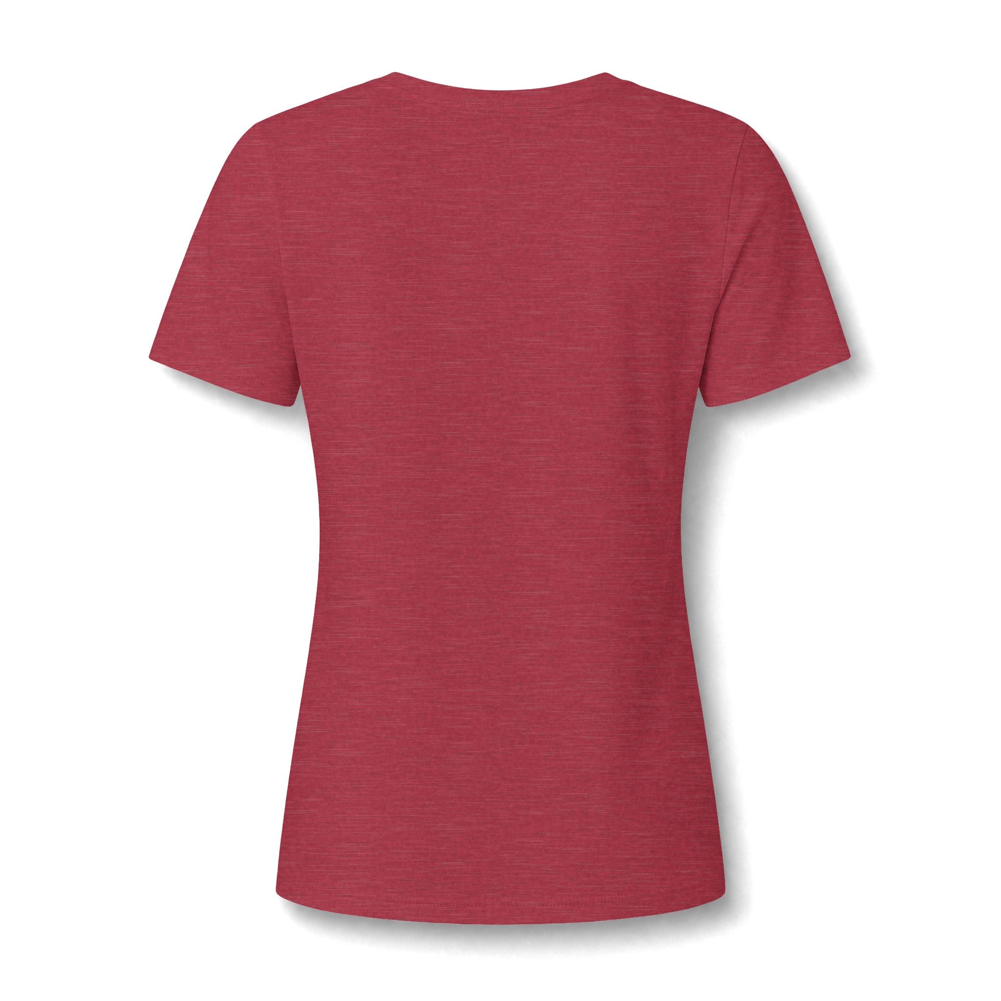 Women's Christian V-Neck T-Shirt – "I Don't Fight Fear Alone, God Stands With Me" Inspirational Tee