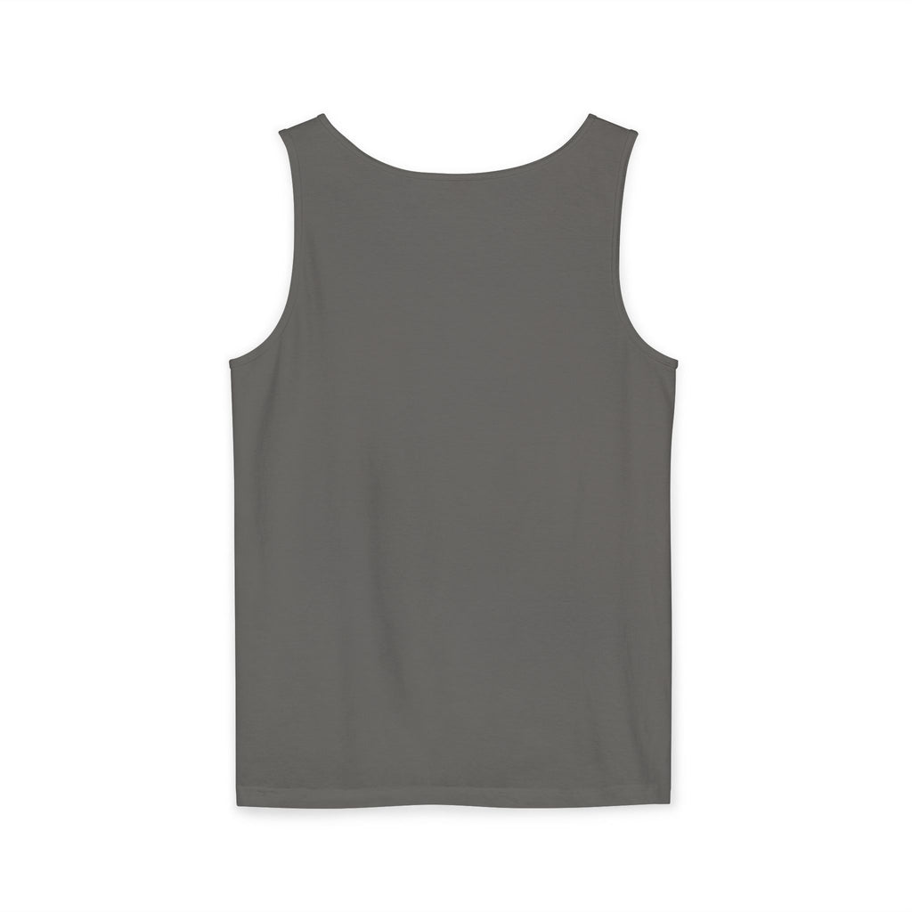 Christian Faith Tank Top — "My Savior Already Won the Battle I'm Facing" Graphic