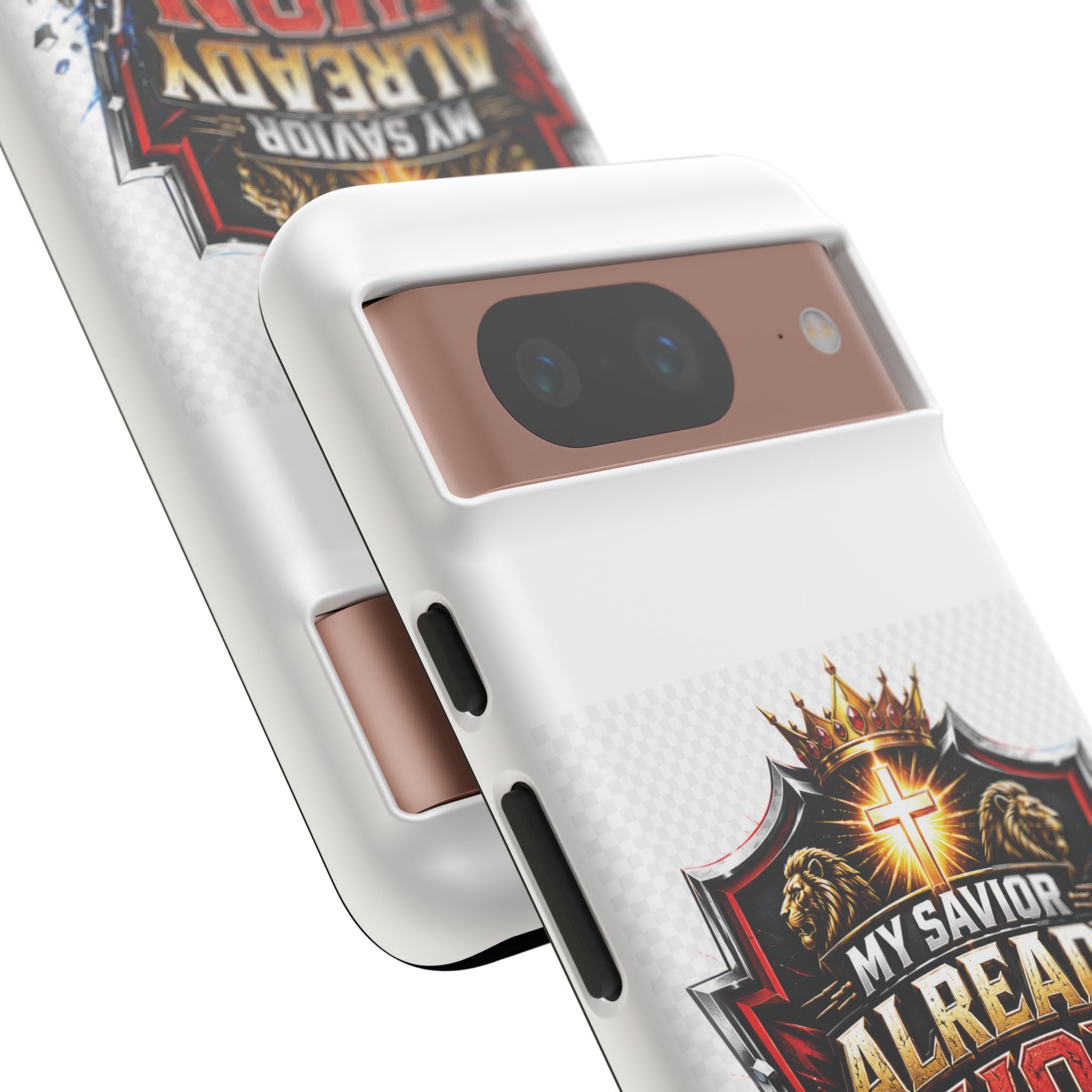 Phone Case - "My Savior Already Won" Christian Faith Protective Tough Case