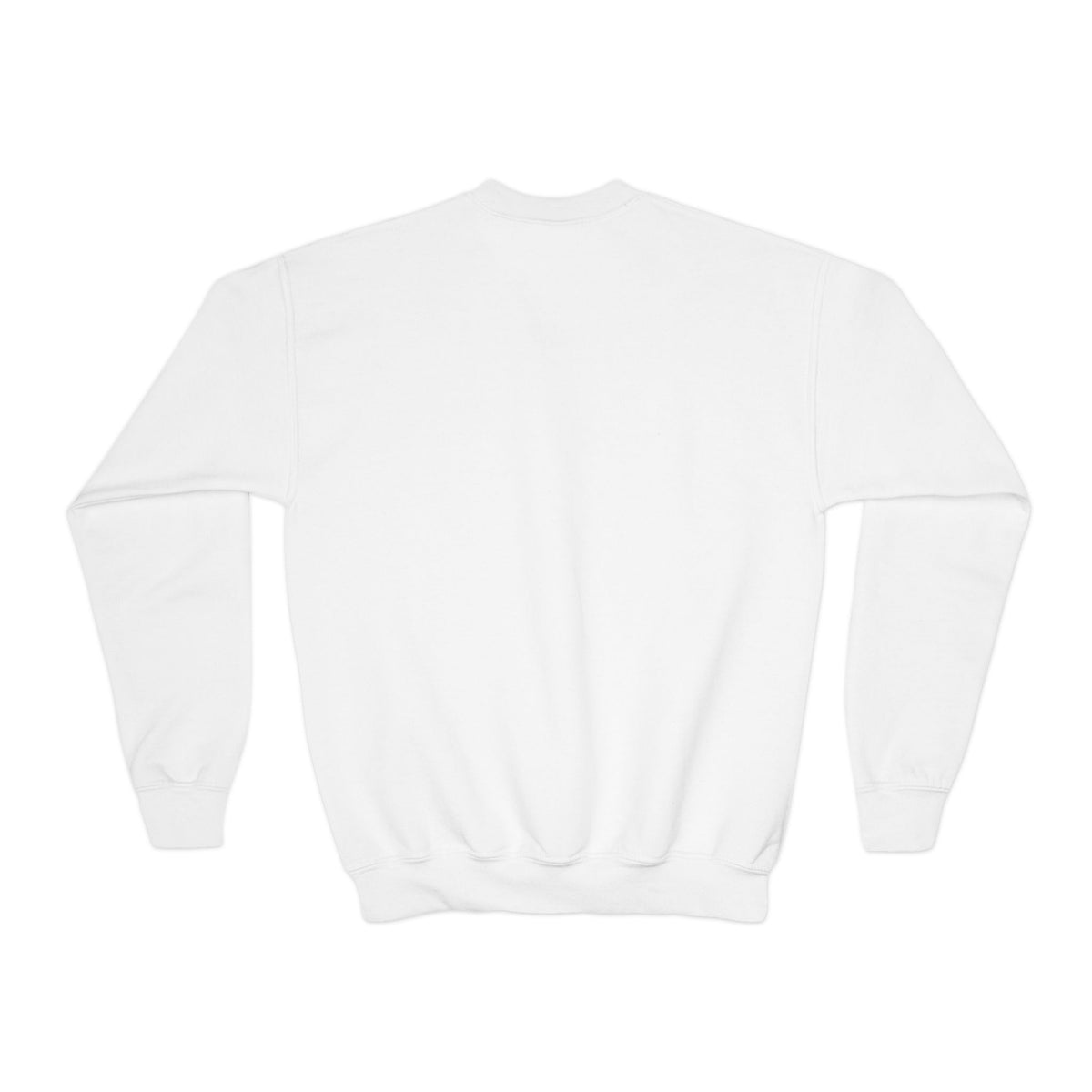 Christian Kids Crewneck Sweatshirt – "The Joy of the Lord Is My Strength" Colorful Floral Faith Pullover